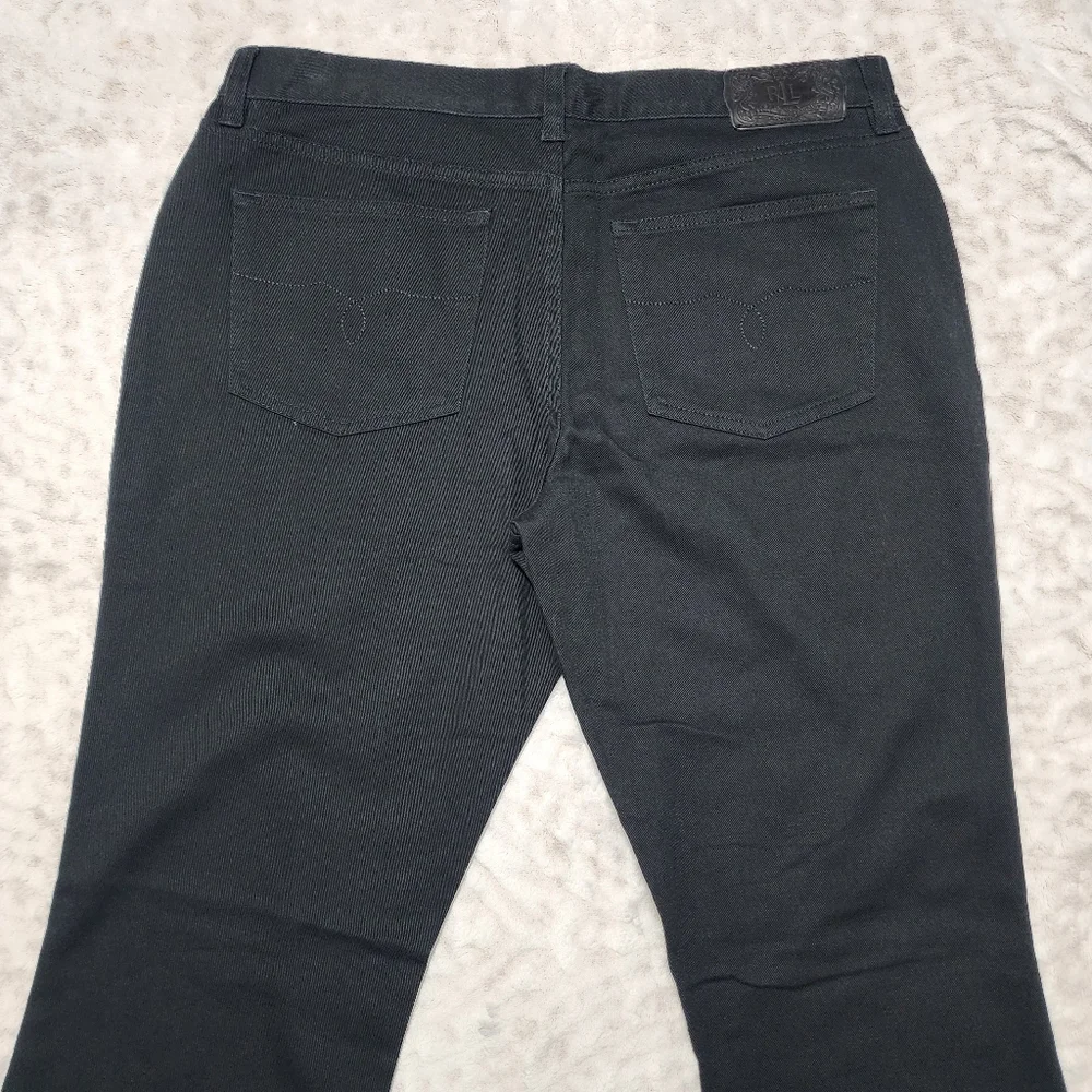 RLL Lauren‎ Jeans Co Ralph Lauren Women's  Contemporary BootCut Sz 10 Black - Picture 5 of 15